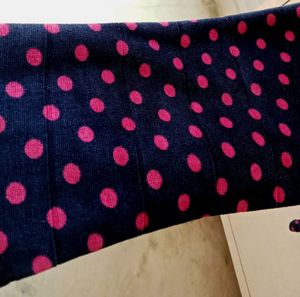 Polka Dot Woolen Trousers