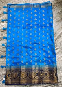 Price Drop Beautiful Royal Blue Saree