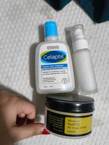 Cetaphil And Cosrx Skincare Combo