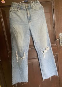 Wide Leg Garage Denim Jeans