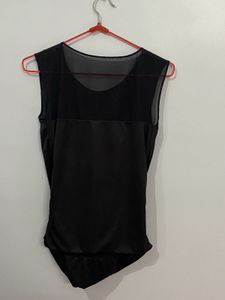 Black Sleeveless Blouse