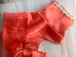 Orange Sari Blouse