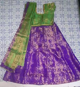 Green & Purple Lehenga Choli