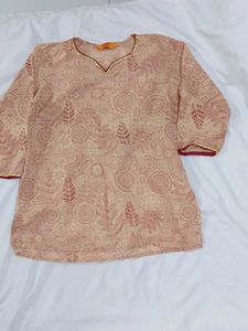 Floral Print Kurta