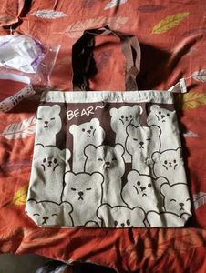 Cute Bear 🐻 Tote Bag