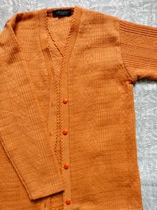 Woolen Sweater Orange