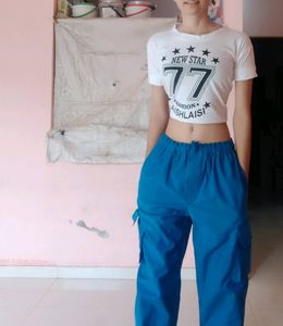 White Crop T Shirts