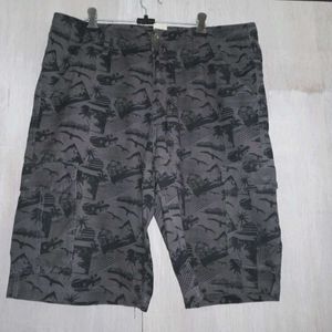 Floral Print Cargo Shorts