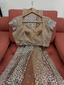 Beautiful Sequence Work Net Saree