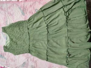 Green Tiered Dress
