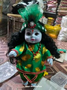laddu Gopal silicon  Krishna size 10 in