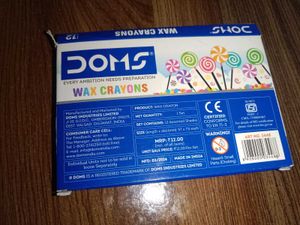 DOMS Wax Crayons - 12 Shades