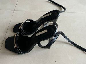 Elle- Black Women Buckled Heel For Her