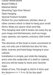 Multi Purpose Hanging Hooks