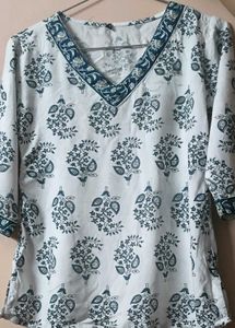 Floral Print Kurta
