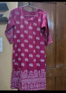 Elephant Print Kurta for women
