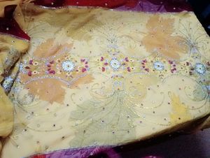 Embellished Suite With Heavy Dupatta