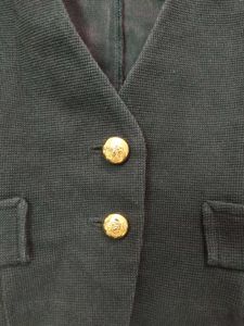 Navy Blue Crop Jacket/ Blazer