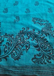 Elegant Blue Saree