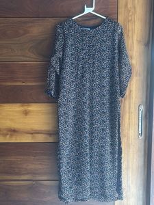 Beautiful Navy Blue Georgette Set