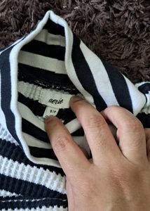 Striped Turtleneck Sweater