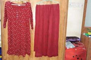 Cotton Kurti Dupatta Set