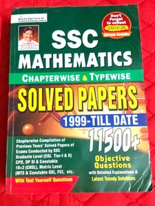 SSC MATHEMATICS Previous Year SOLVED PAPERS