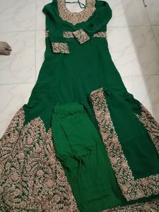 Bottle Green Gown