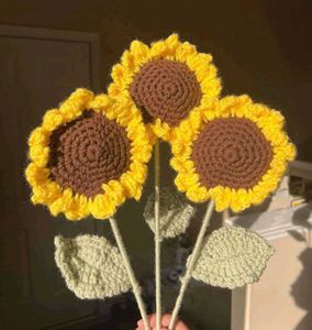 Crochet Sunflower Bouquet