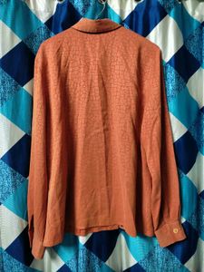Classy Rust Shirt On Sale