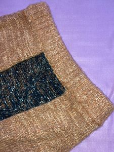 Knit Midi Slit Skirt