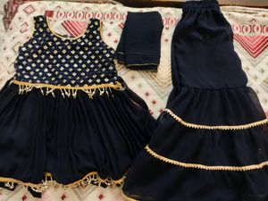 Sharara suit for little Girls.