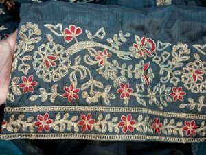 Cotton Like Embroidered Kurti With Bueatiful Embroided Duppata