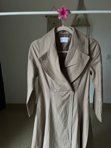 NYMPH Light Beige Maxi Trench Dress