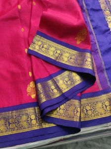 Red & Blue Saree