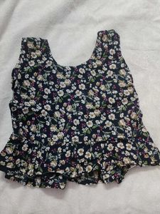 Floral Sleeveless Top