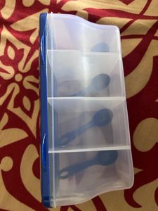 4 In 1 New Container With Spoon Totally Brand Ne