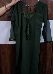 Pakistani mehandi stone work suit