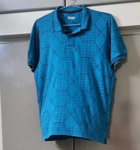 Blue Patterned Shirt