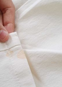 Ivory Fabric with Stain