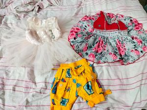 Combo Of Frocks And Pant