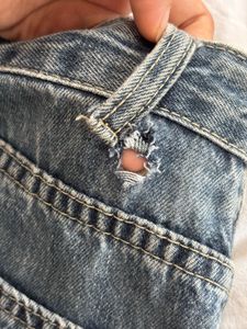Washed Denim Jeans
