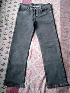 Acid Wash Black Jeans