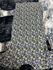 Floral Print Women's Kurta with pajama