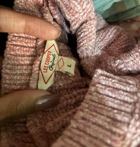 Rose Knit Pullover Sweater