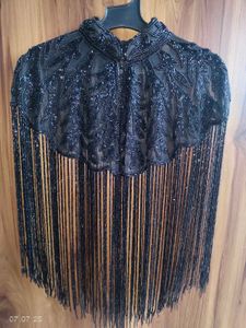 Fringe Beaded Cape