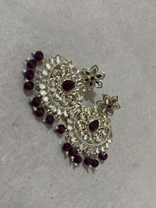 Elegant Silver-Tone Drop Earrings