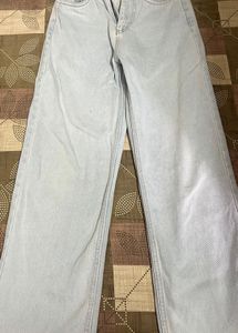 Light Wash Wide Leg Jeans