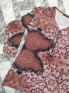 Animal Print Zip Top