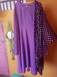 Levender Anarkali 3 Piece Set 🍇.